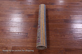 Khorjin Persian Gabbeh Handmade Wool Rug - 3' 4" X 4' 10" - Golden Nile