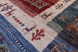 Tribal Persian Gabbeh Hand Knotted Wool Rug - 3' 4" X 5' 0" - Golden Nile