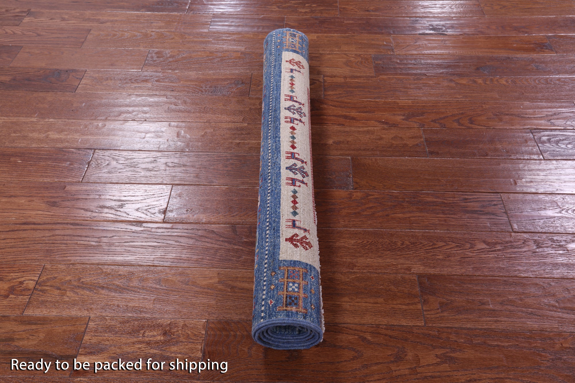 Tribal Persian Gabbeh Hand Knotted Wool Rug - 3' 4" X 5' 0" - Golden Nile