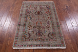 Persian Tabriz Hand Knotted Wool Rug - 3' 5" X 5' 0" - Golden Nile