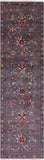 Grey Peshawar Hand Knotted Wool Runner Rug - 2' 8" X 10' 2" - Golden Nile