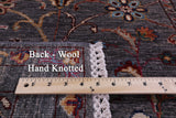 Grey Peshawar Hand Knotted Wool Runner Rug - 2' 8" X 10' 2" - Golden Nile