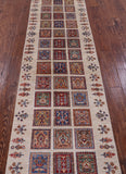 Ivory Garden Design Persian Hand Knotted Wool Runner Rug - 2' 9" X 10' 0" - Golden Nile