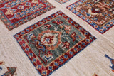 Ivory Garden Design Persian Hand Knotted Wool Runner Rug - 2' 9" X 10' 0" - Golden Nile