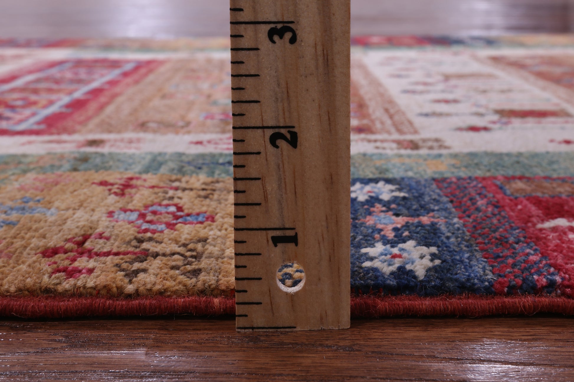 Tribal Persian Gabbeh Hand Knotted Wool Rug - 2' 7" X 4' 0" - Golden Nile