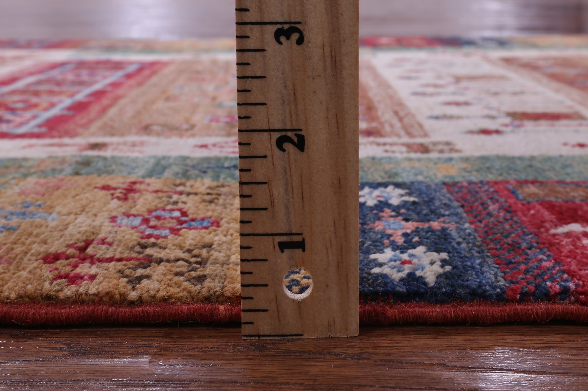 Tribal Persian Gabbeh Hand Knotted Wool Rug - 2' 7" X 4' 0" - Golden Nile