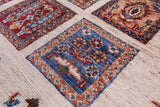 Ivory Garden Design Persian Handmade Wool Runner Rug - 2' 8" X 10' 0" - Golden Nile