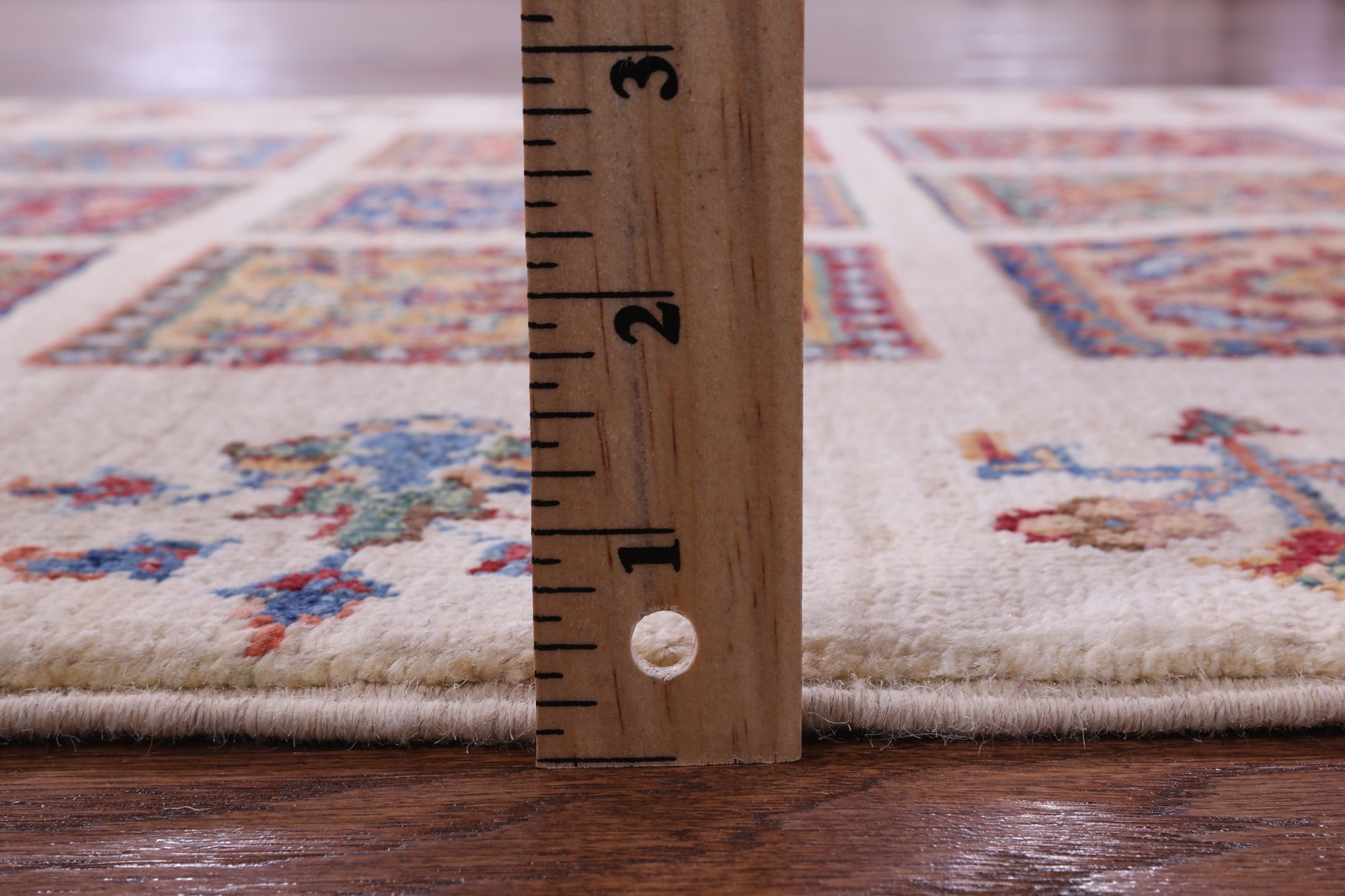 Ivory Garden Design Persian Handmade Wool Runner Rug - 2' 8" X 10' 0" - Golden Nile
