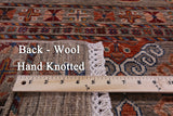 Khorjin Persian Gabbeh Handmade Wool Runner Rug - 2' 8" X 9' 8" - Golden Nile