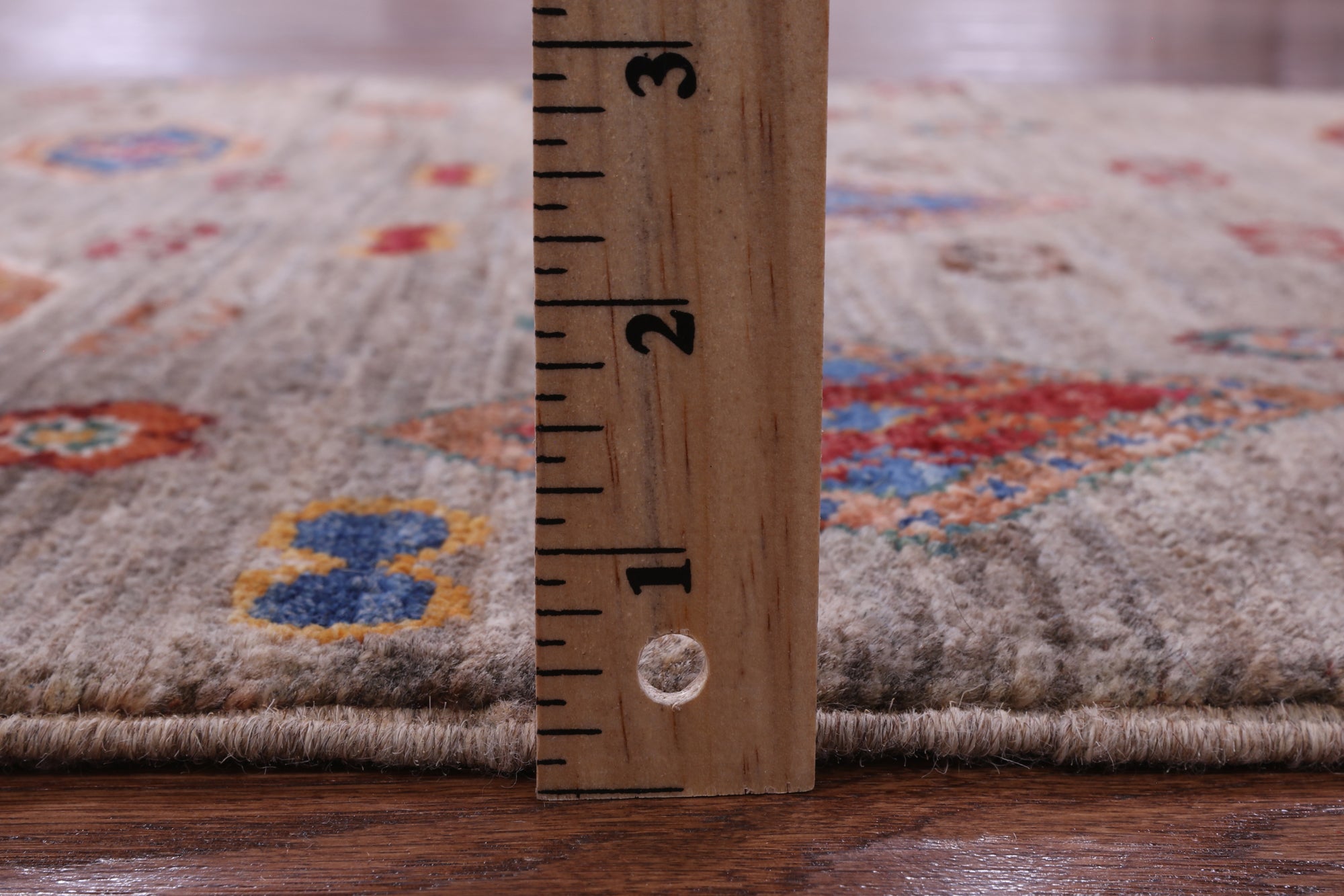 Khorjin Persian Gabbeh Handmade Wool Runner Rug - 2' 8" X 9' 8" - Golden Nile
