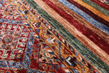 Khorjin Persian Gabbeh Hand Knotted Wool Rug - 2' 10" X 4' 3" - Golden Nile