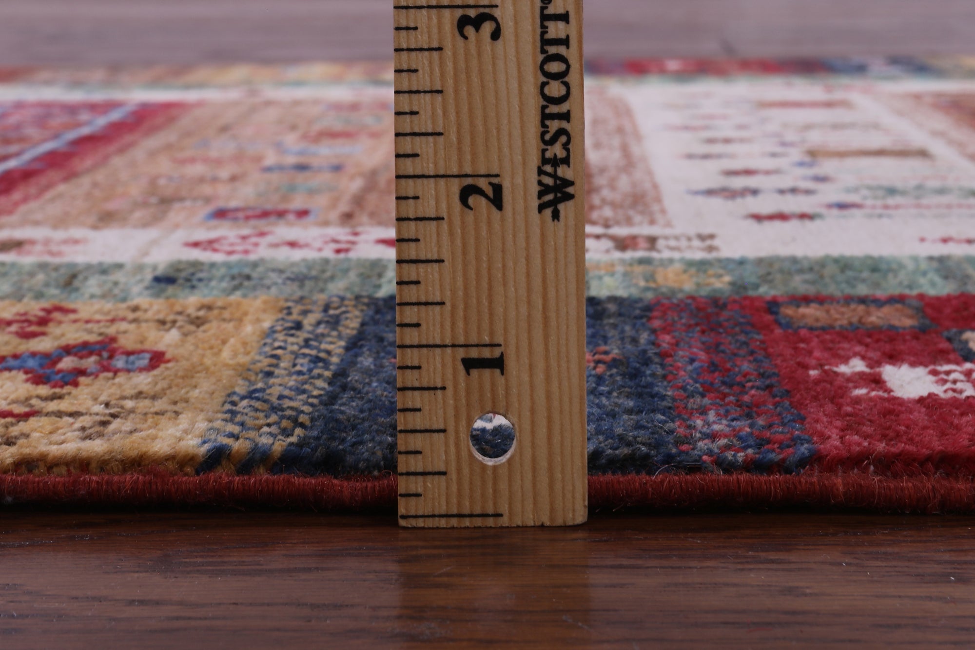 Tribal Persian Gabbeh Hand Knotted Wool Rug - 2' 7" X 4' 0" - Golden Nile