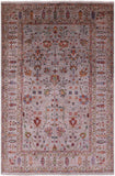 Persian Tabriz Hand Knotted Wool Rug - 6' 8" X 10' 2" - Golden Nile