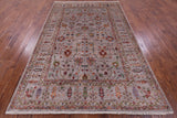Persian Tabriz Hand Knotted Wool Rug - 6' 8" X 10' 2" - Golden Nile