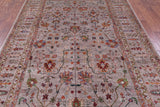 Persian Tabriz Hand Knotted Wool Rug - 6' 8" X 10' 2" - Golden Nile