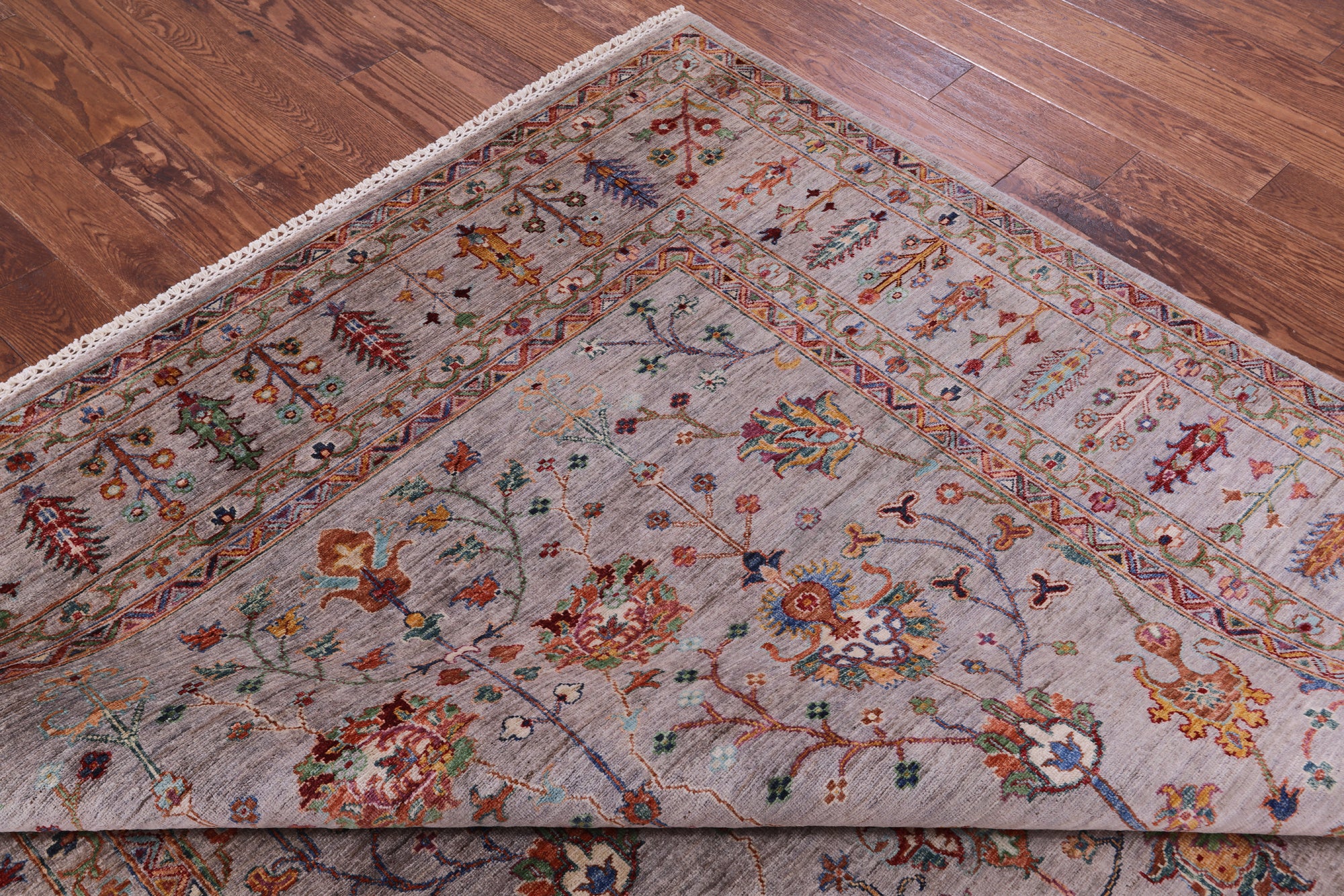Persian Tabriz Hand Knotted Wool Rug - 6' 8" X 10' 2" - Golden Nile