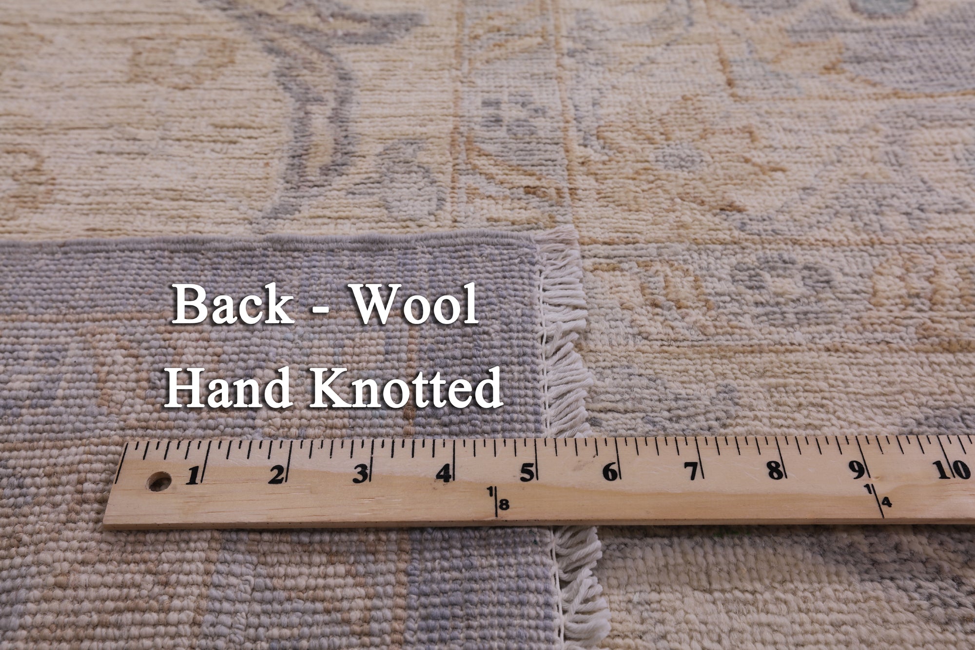 Grey Turkish Oushak Hand Knotted Wool Rug - 13' 4" X 19' 8" - Golden Nile