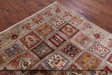 Garden Design Persian Hand Knotted Wool Rug - 6' 10" X 9' 5" - Golden Nile
