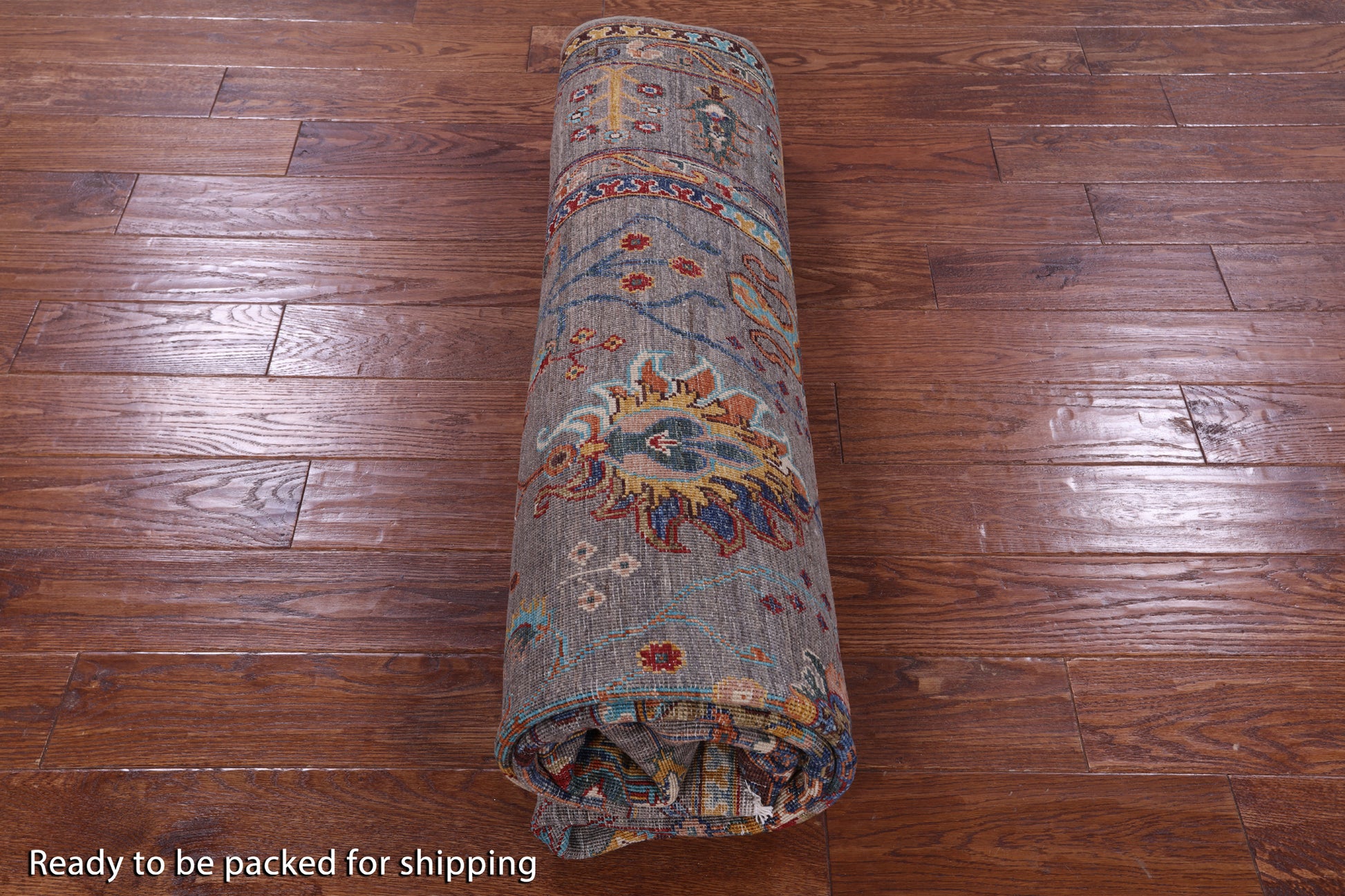 Peshawar Hand Knotted Wool Rug - 6' 11" X 9' 9" - Golden Nile