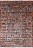 Peshawar Hand Knotted Wool Rug - 6' 11" X 9' 9" - Golden Nile