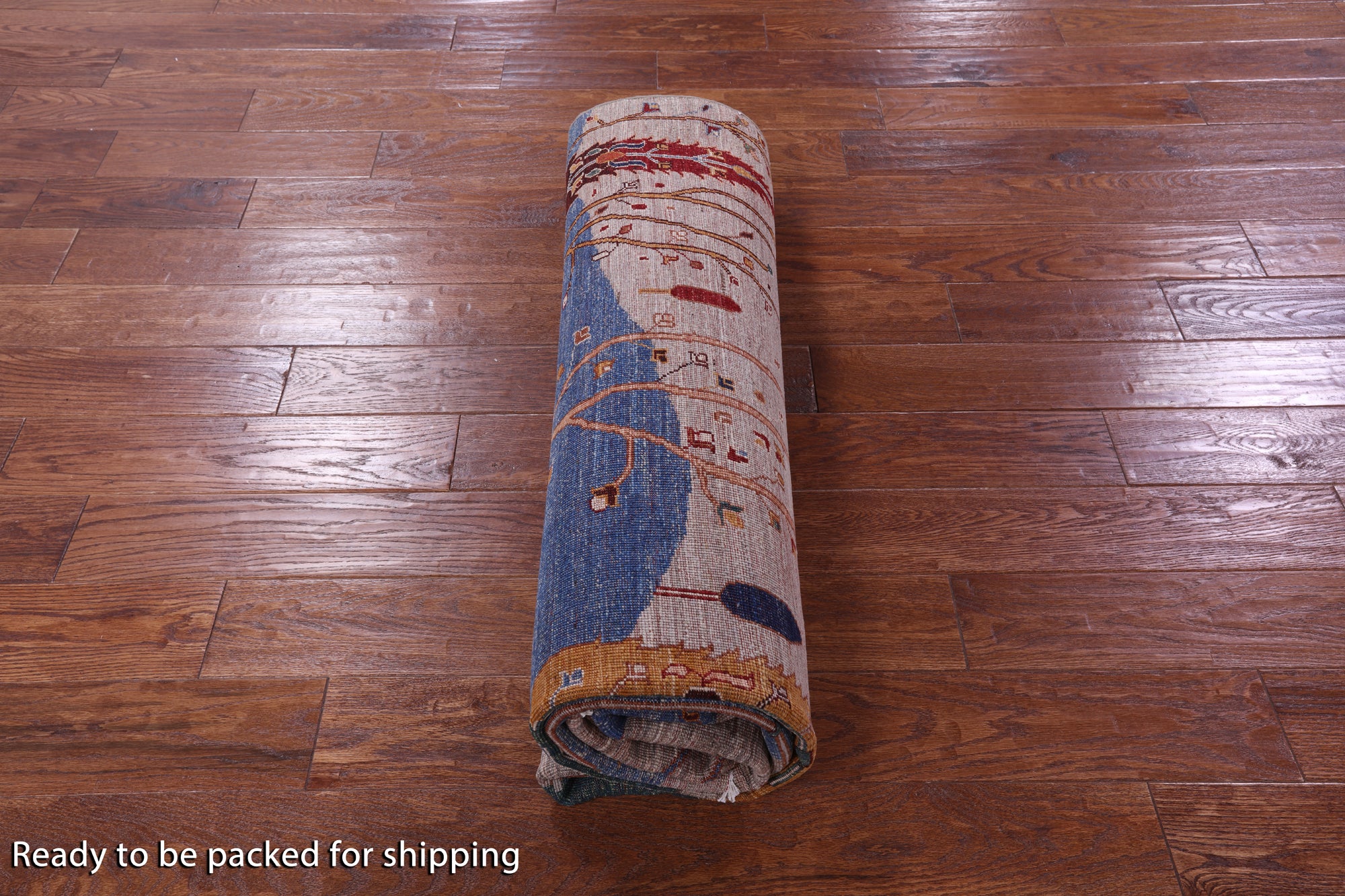 Tribal Persian Gabbeh Hand Knotted Wool Rug - 6' 6" X 9' 5" - Golden Nile