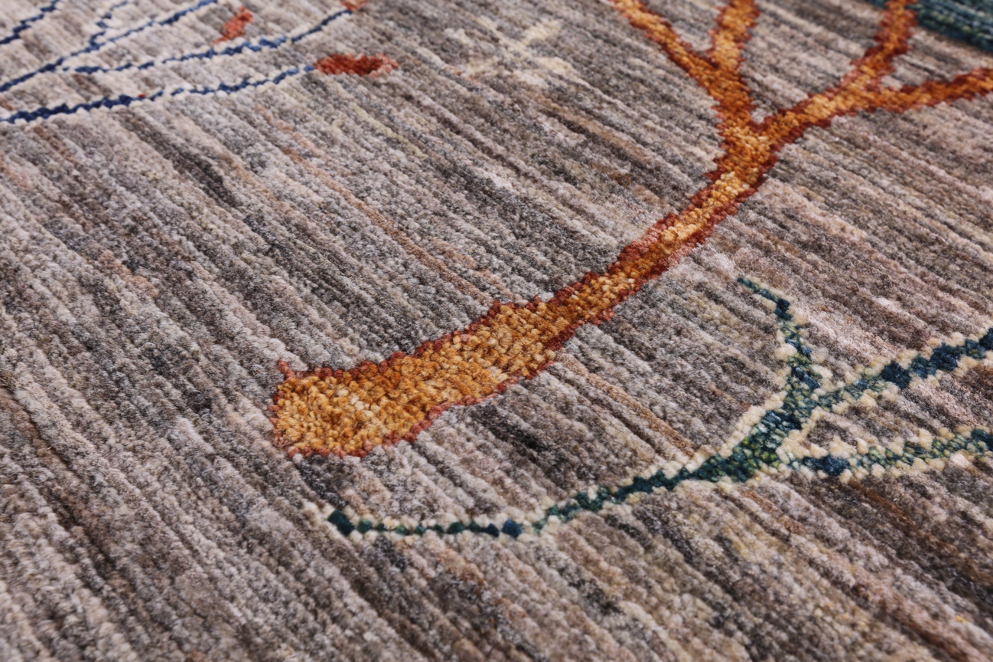 Tribal Persian Gabbeh Hand Knotted Wool Rug - 6' 6" X 9' 5" - Golden Nile