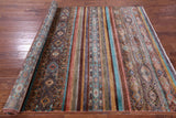 Khorjin Persian Gabbeh Hand Knotted Wool Rug - 6' 0" X 8' 11" - Golden Nile