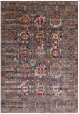 Turkmen Ersari Hand Knotted Wool Rug - 5' 9" X 8' 3" - Golden Nile