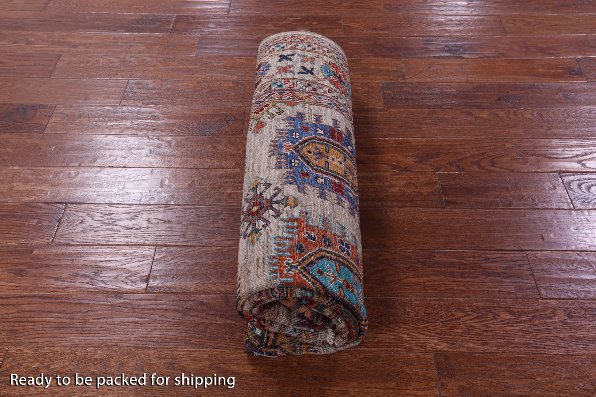 Turkmen Ersari Hand Knotted Wool Rug - 5' 8" X 7' 11" - Golden Nile