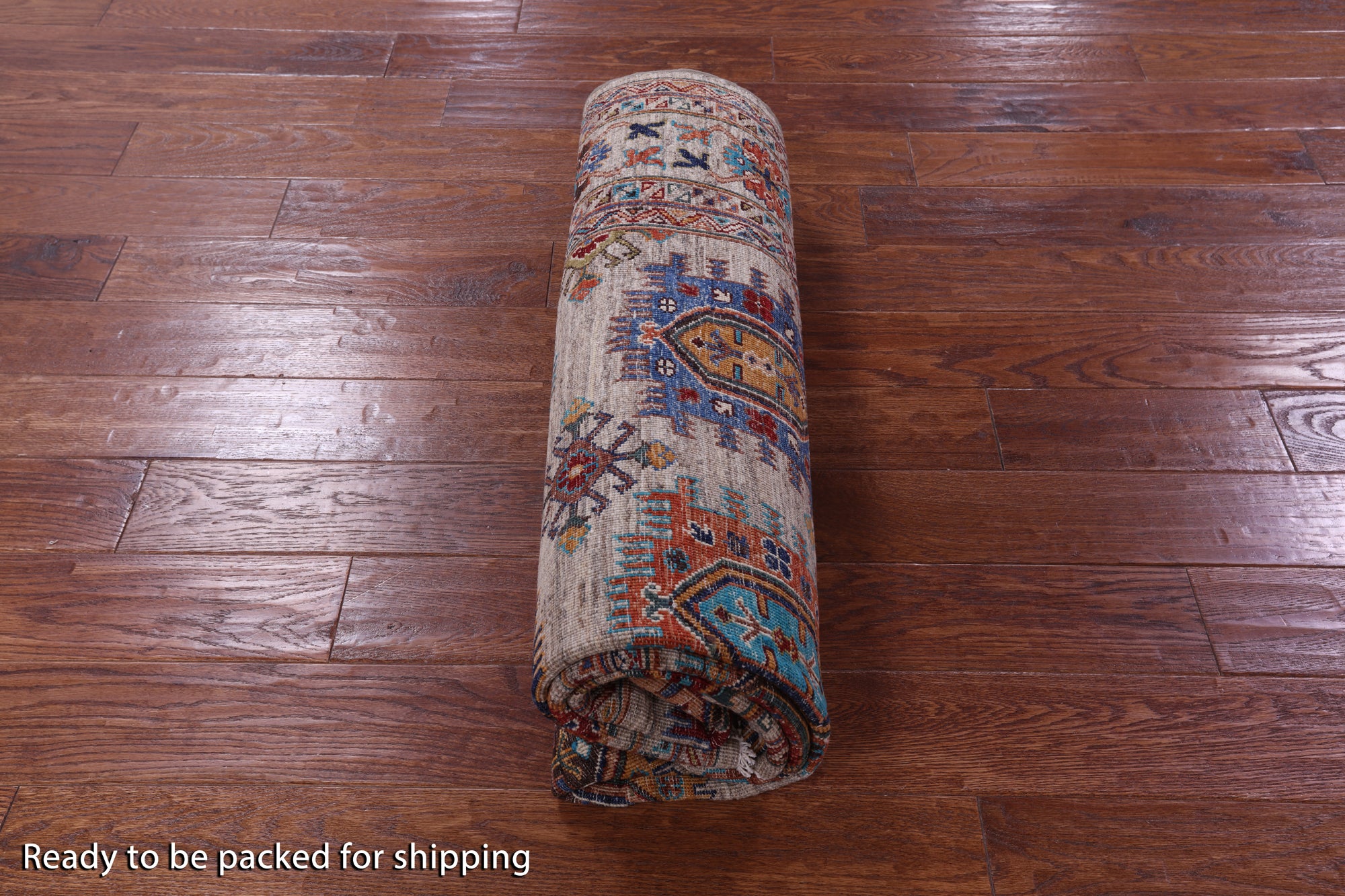 Turkmen Ersari Hand Knotted Wool Rug - 5' 8" X 7' 11" - Golden Nile