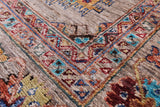 Turkmen Ersari Hand Knotted Wool Rug - 5' 8" X 7' 11" - Golden Nile