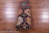 Brown Turkmen Ersari Hand Knotted Wool Rug - 5' 11" X 7' 10" - Golden Nile