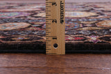 Brown Turkmen Ersari Hand Knotted Wool Rug - 5' 11" X 7' 10" - Golden Nile