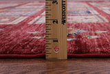 Red Garden Design Persian Hand Knotted Wool Rug - 6' 0" X 8' 2" - Golden Nile
