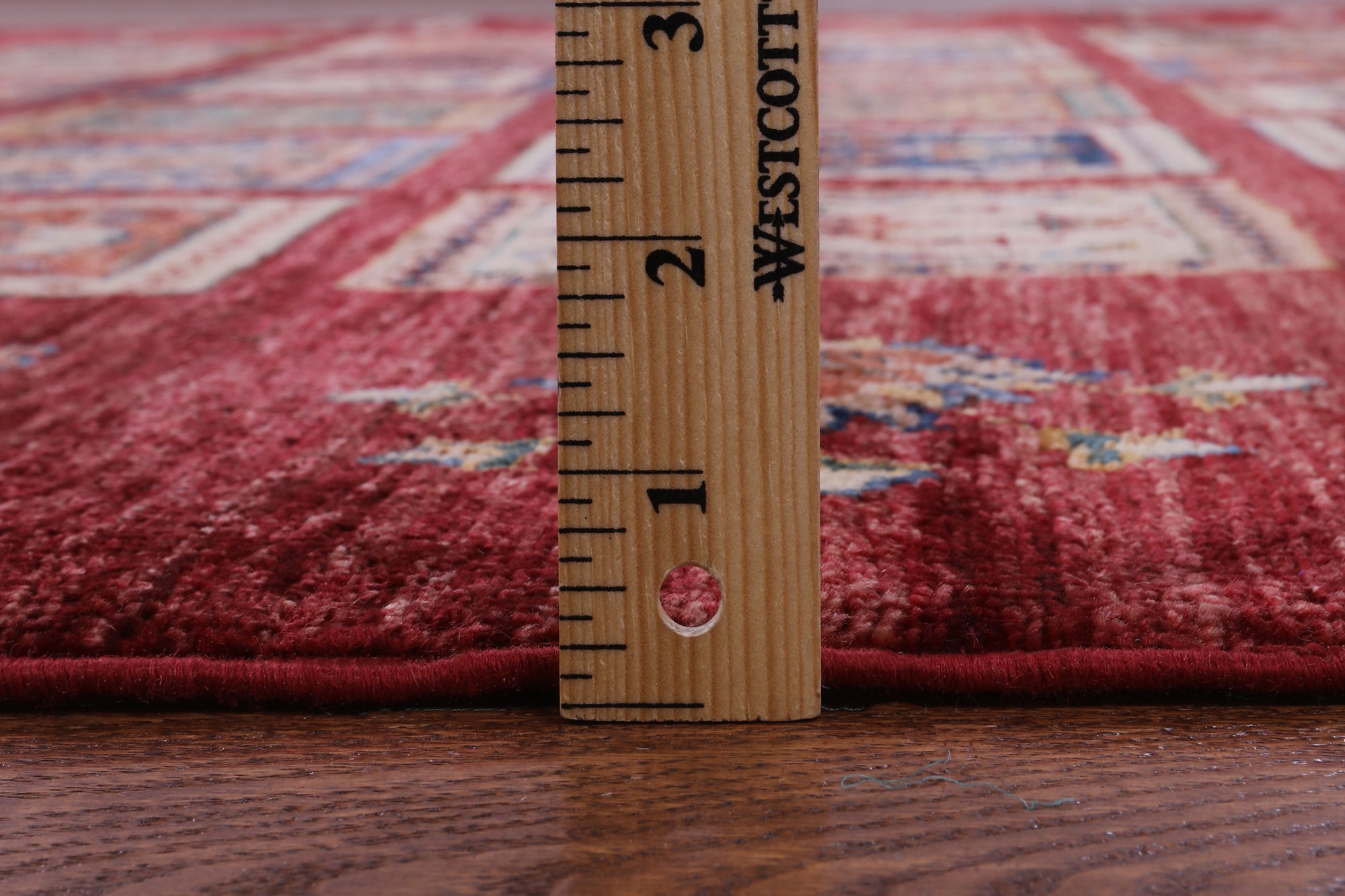 Red Garden Design Persian Hand Knotted Wool Rug - 6' 0" X 8' 2" - Golden Nile