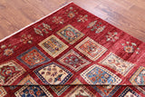 Red Garden Design Persian Hand Knotted Wool Rug - 6' 0" X 8' 2" - Golden Nile