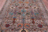 Peshawar Hand Knotted Wool Rug - 5' 10" X 7' 6" - Golden Nile