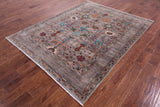 Peshawar Hand Knotted Wool Rug - 5' 10" X 7' 6" - Golden Nile