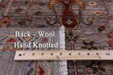 Peshawar Hand Knotted Wool Rug - 5' 10" X 7' 6" - Golden Nile