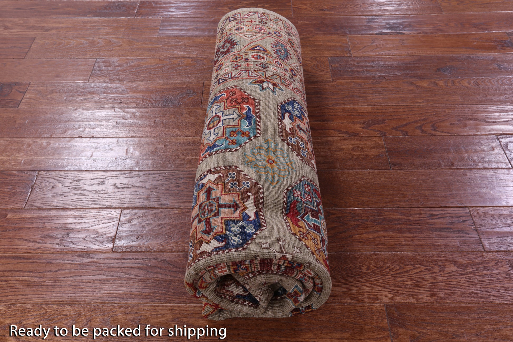 Turkmen Ersari Hand Knotted Wool Rug - 5' 10" X 7' 11" - Golden Nile