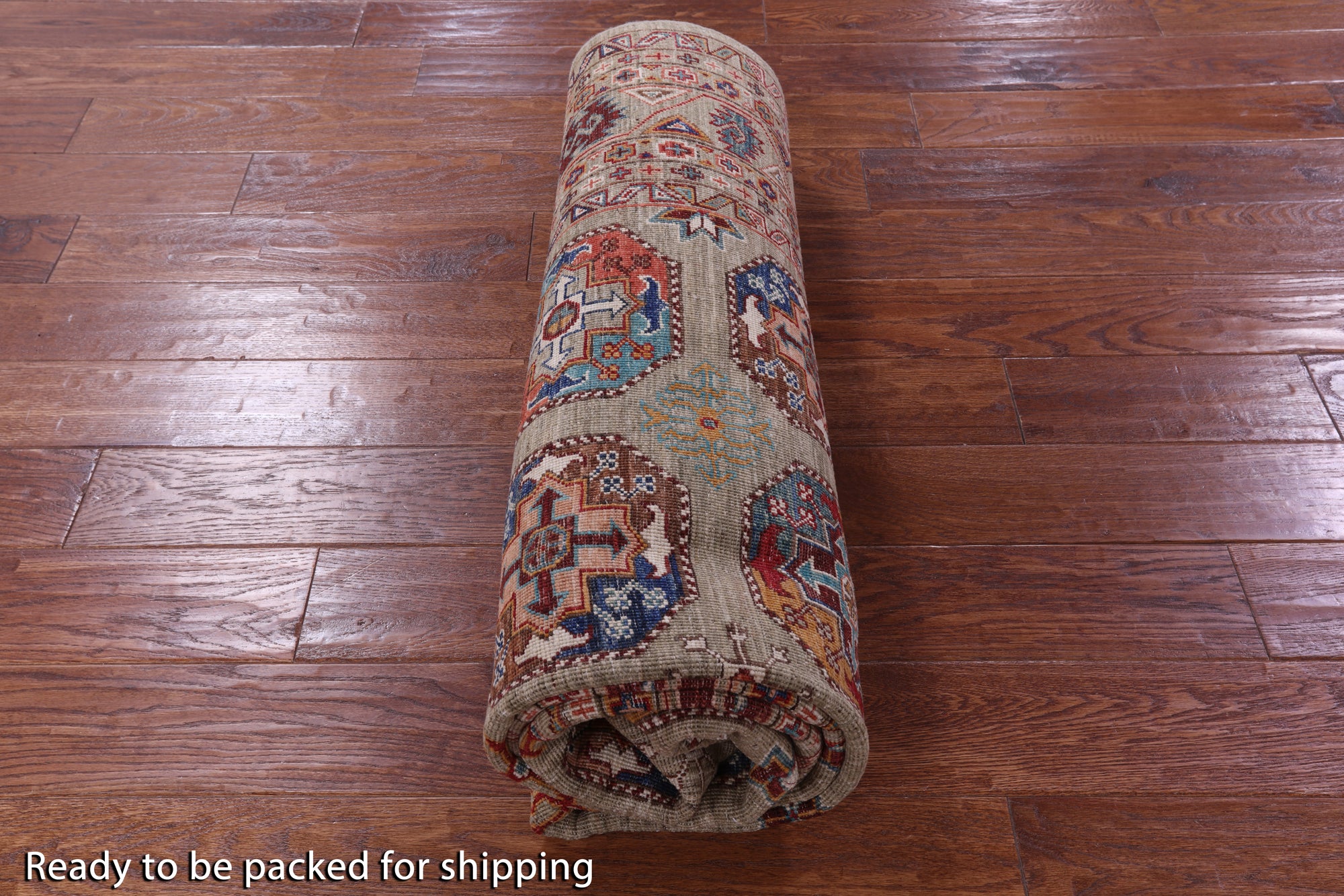 Turkmen Ersari Hand Knotted Wool Rug - 5' 10" X 7' 11" - Golden Nile