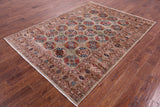 Turkmen Ersari Hand Knotted Wool Rug - 5' 10" X 7' 11" - Golden Nile