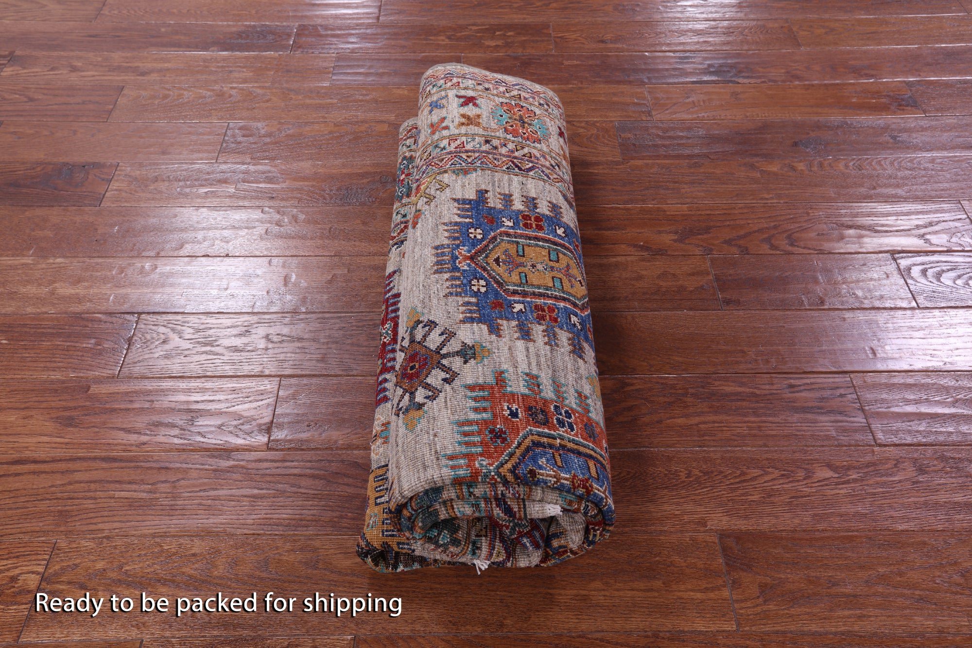 Turkmen Ersari Hand Knotted Wool Rug - 5' 7" X 8' 1" - Golden Nile
