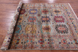 Turkmen Ersari Hand Knotted Wool Rug - 5' 7" X 8' 1" - Golden Nile