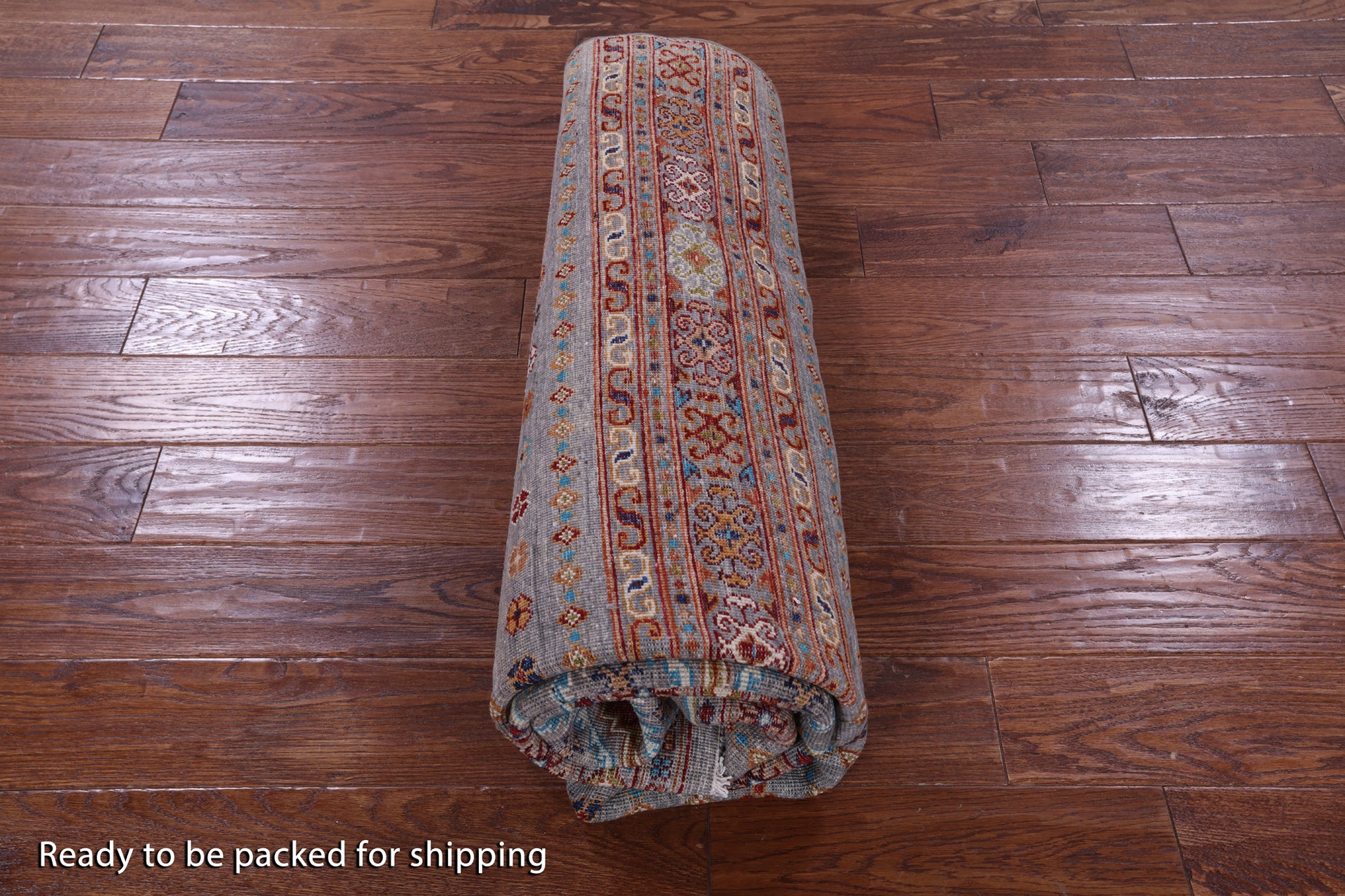 Khorjin Persian Gabbeh Hand Knotted Wool Rug - 5' 9" X 8' 0" - Golden Nile