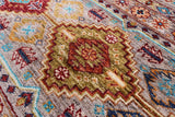 Khorjin Persian Gabbeh Hand Knotted Wool Rug - 5' 9" X 8' 0" - Golden Nile