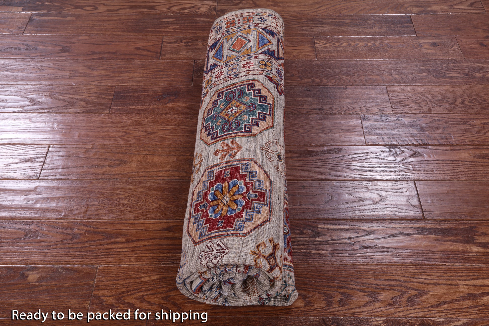 Turkmen Ersari Hand Knotted Wool Rug - 5' 9" X 7' 7" - Golden Nile