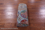 Blue Turkmen Ersari Hand Knotted Wool Rug - 4' 10" X 6' 6" - Golden Nile