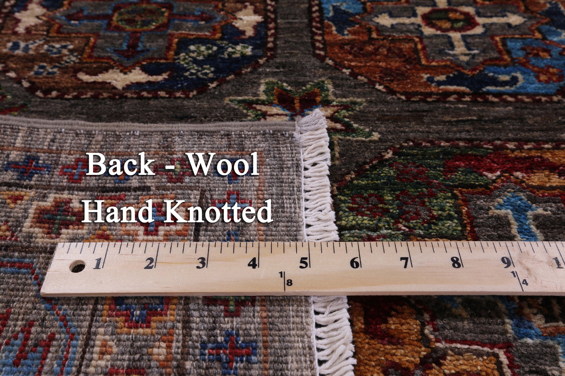 Turkmen Ersari Hand Knotted Wool Rug - 4' 11" X 6' 5" - Golden Nile