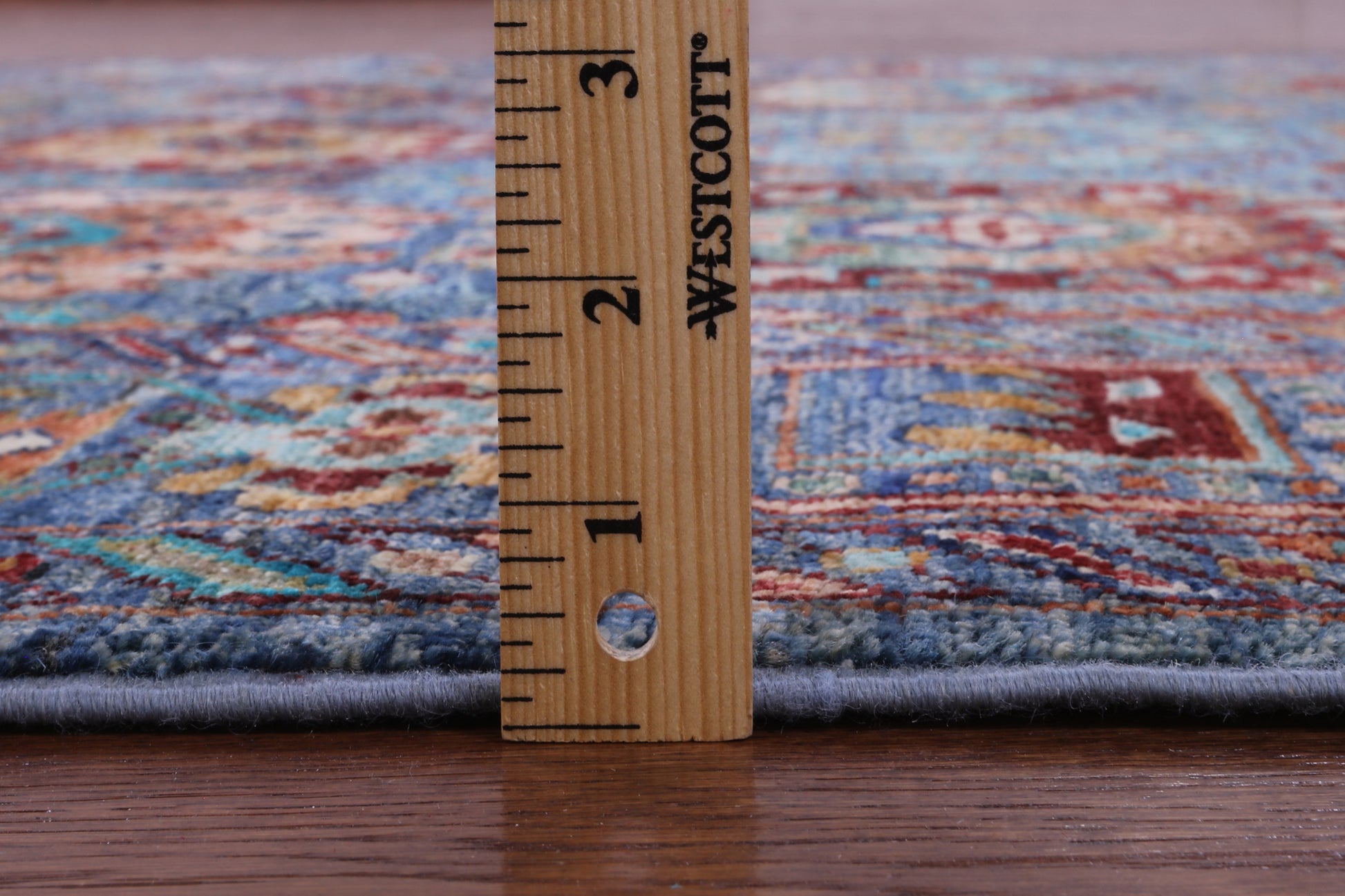 Turkmen Ersari Handmade Wool Rug - 5' 0" X 6' 8" - Golden Nile